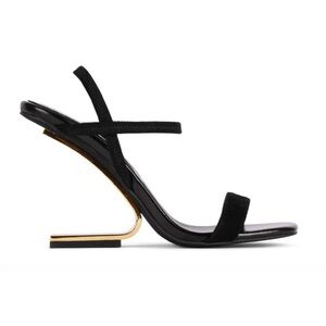 Jeffrey Campbell Geometric Invisible Hidden Heel Sandal 6.5